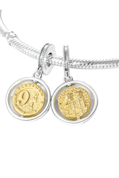 CHARMED Harry Potter Platform 9 3/4 Peron Charm - 925 Ayar Gümüş