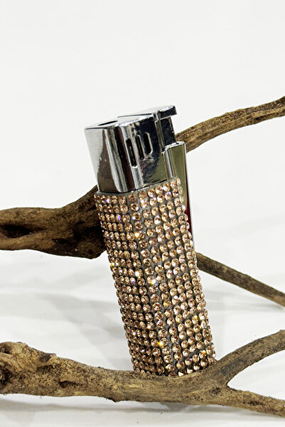 tusah Taşlı Metal Çakmak Kutusuz