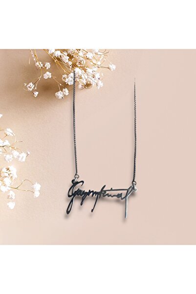 Zeyn 925 Ayar Gümüş Kolye Gazi Mustafa Kemal Atatürk Imzası