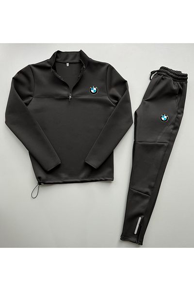 viperkombin BMW Scuba Jacket and Sweatpants 2 Piece Set Embossed Printed