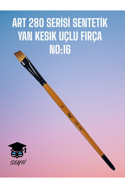 SEYFİKİRTASİYE N0:16 ART 280 SERIJA SINTETIČKA ČETKA SA BOČNIM SEČENJEM