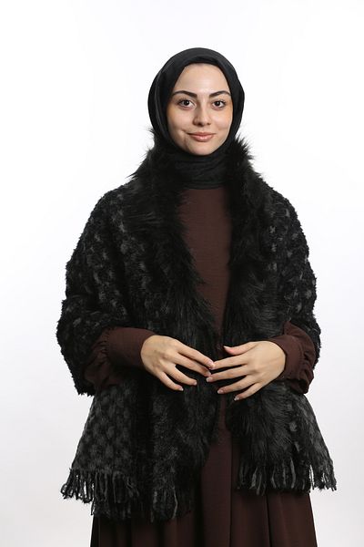 ARMİZA Women's Winter and Seasonal Shoulder Shawl (Keeps Very Soft and Warm, Suitable for All Ages