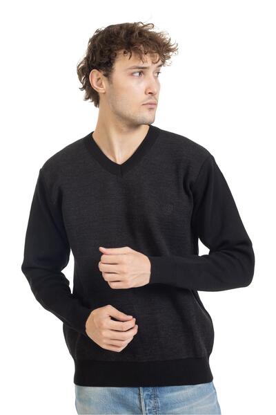 Mutlu City Erkek Orta Yaş ve Üzeri Sıkı Dokuma Triko Örgü Akrilik Kışlık Baba...