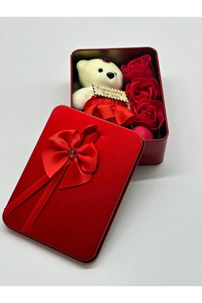 KENTBAZAAR Güllü Ayıcıklı Hediye Kutusu