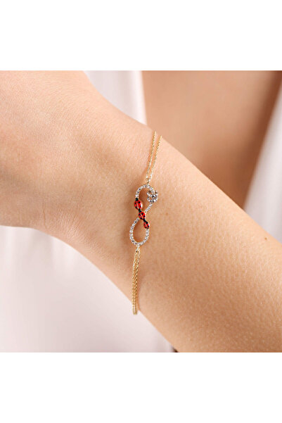 Sembol Gold Altın Sonsuzluk Bileklik Uğurböcek Form