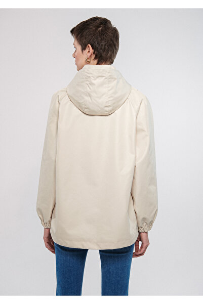 Mavi Μπεζ μπουφάν με κουκούλα Oversize / Φαρδιά κοπή1110014-70182