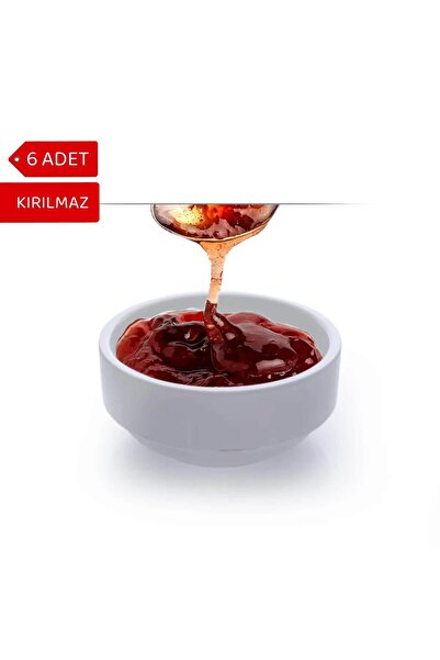 Avangart Mutfak 6 ADET - 10cm Kırılmaz Melamin Çorba Kasesi, Cacık, Meze, Kom...