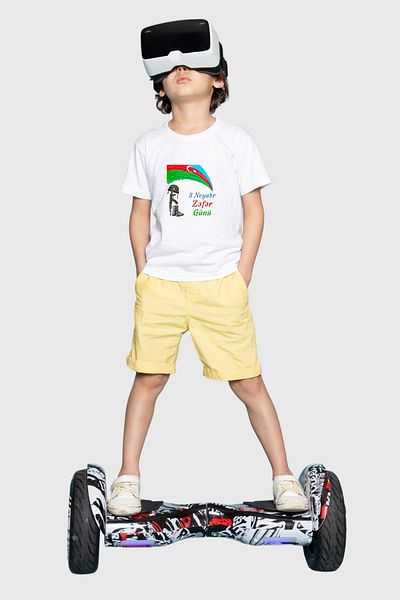 herotasarım Tricou pentru copii de Ziua Victoriei din Azerbaidjan - mânecă scurtă, Bll4594