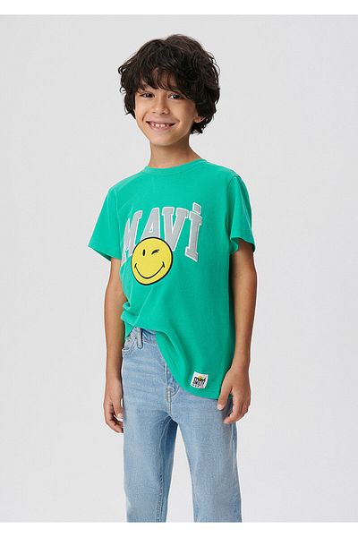 Mavi X Smileyworld Turquoise T-Shirt Regular Fit / Regular Fit6610125-71756