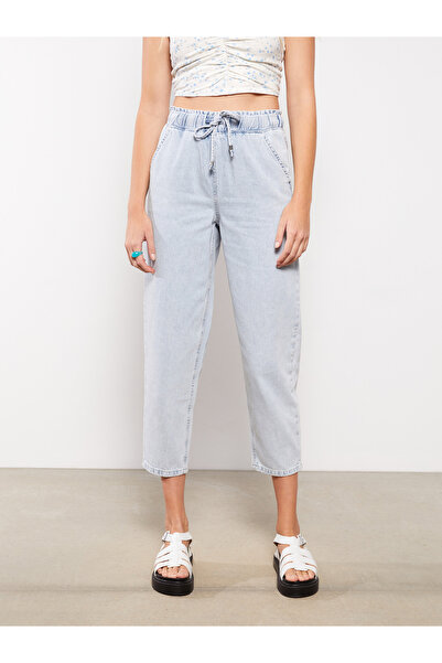 LC Waikiki Γυναικείο ίσιο τζιν παντελόνι Mom Fit