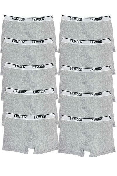 EXMOOR 10-Piece Cotton Lycra Men's Boxers