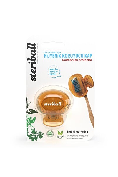 Steriball Diş Fırçası Koruma Kabı-Turuncu