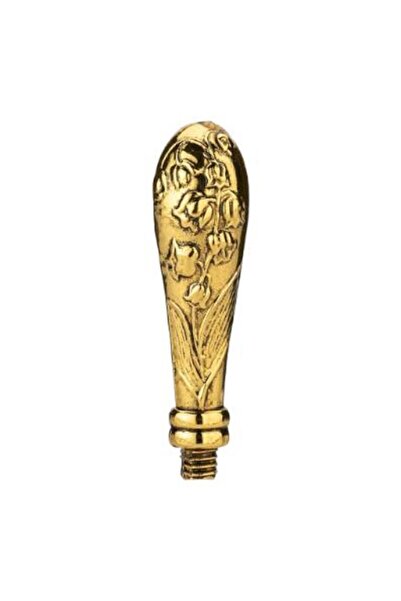 Profisher Mum Mühür Damga Kolu Premium Metal Çan Çiçeği Gold