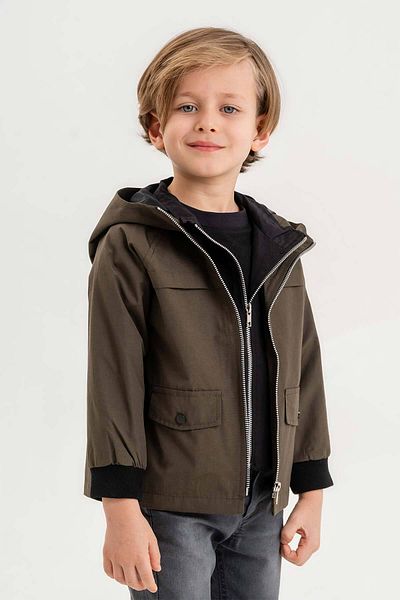 Gold Class Kidswear Hooded Waterproof Boy's Raincoat