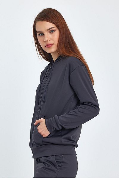 FİHA Sweat Akat Şardonlu Kapiş pentru femei cu fermoar