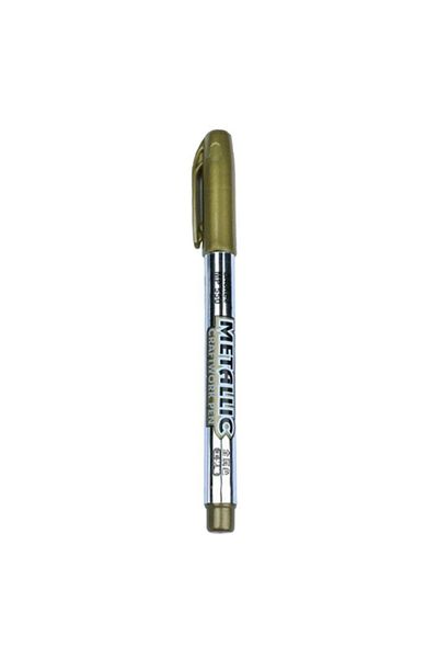 Profisher Seal Candle Contour Retouching Paint Pen Metallic Gold Silver Gold / Gold