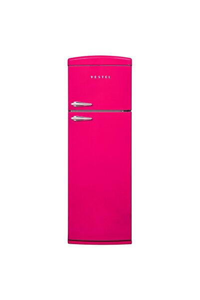 RETRO SC32001 Pembe Statik Buzdolabı