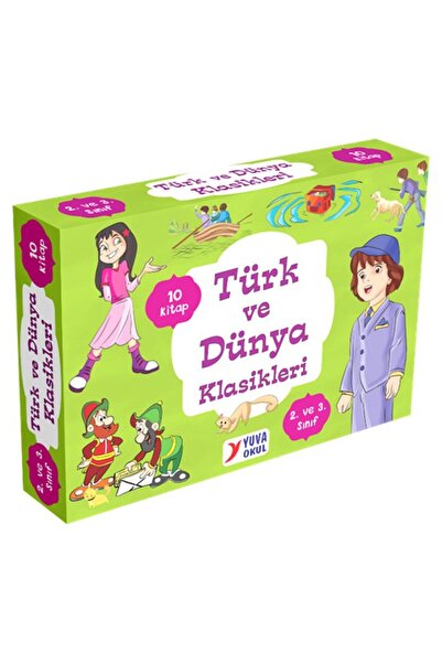 Genel Markalar 2. ve 3. Sınıflar için Türk ve Dünya Klasikleri (10 Kitap)