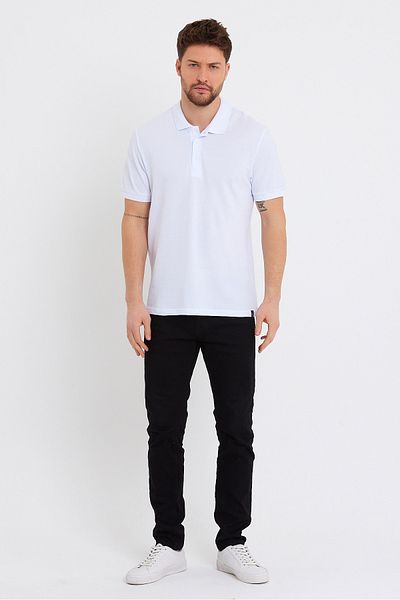 Rodi Tricou cu decolteu polo Basic Maneca Ribana Rd23ye272127