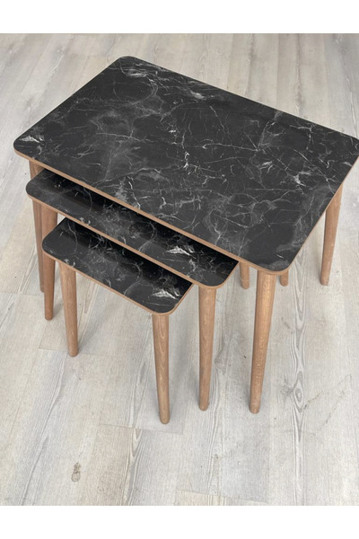 anje Mdf Üçlü Zigon Sehpa