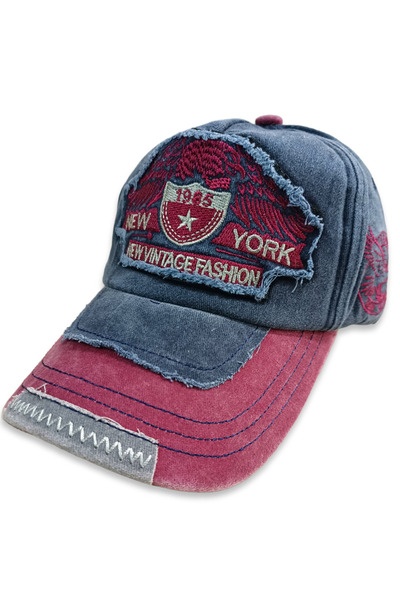 Şapka Market Newyork Vintage Lacivert Beyzbol Kep Şapka