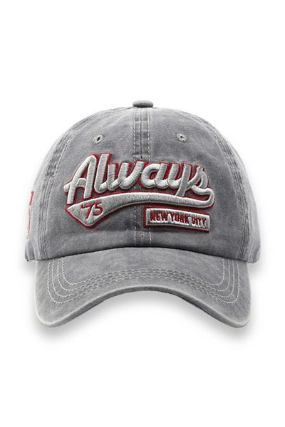 Şapka Market Always Vintage Antique Gray Baseball Cap Hat