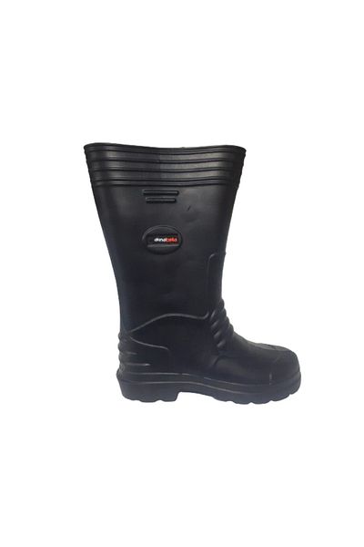 Akınal Bella Unisex Μαύρες Eva ελαφριές μακριές μπότες βροχής με πολυ σόλα