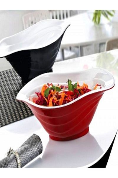 Kazanabil ASH THERMOSET DOUBLE COLOR DUET BOWL 23CM RED