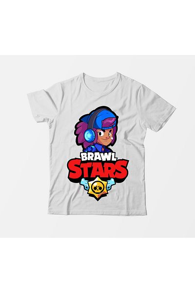 Alfa Tshirt Tricou alb pentru copii Brawl Stars Shelly
