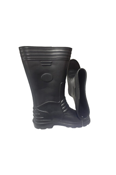 Akınal Bella Унісекс Чорні легкі поліетиленові довгі дощові чоботи з підошвою з ЕВА