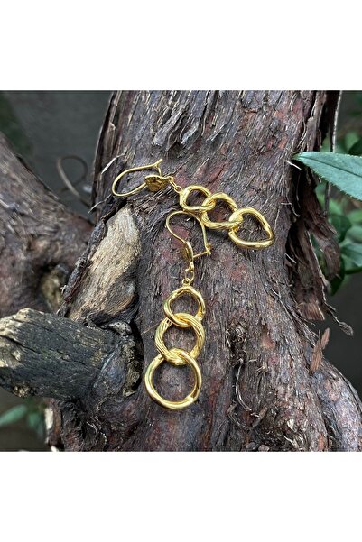 DİLEK KUYUMCULUK Altın samanyolu küpe