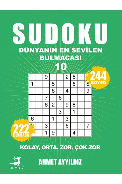 Olimpos Yayınları Sudoku 10 Dünyanın En Sevilen Bulmacası