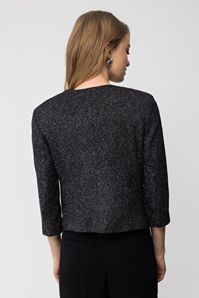 Ekol Tree Bark Patterned Agraphed Jacket