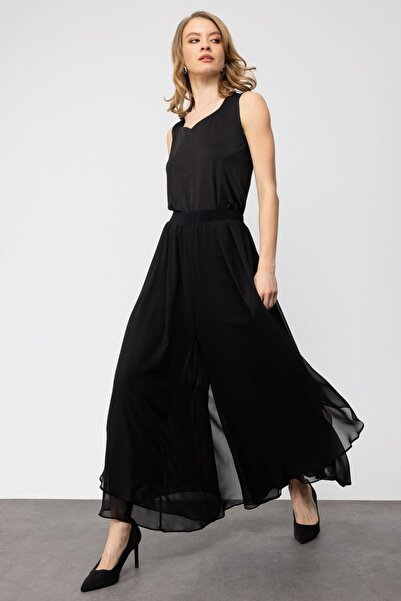 Ekol Mi Şifon Etek Görünümlü Pantolon