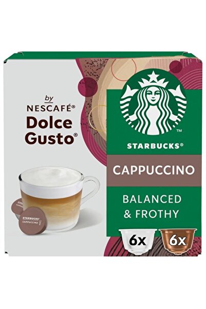 Starbucks Καπουτσίνο καφέ 100% Αράμπικα, συσκευασία 6 κάψουλες