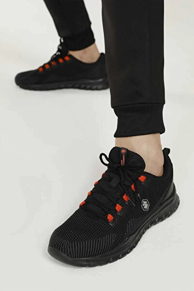 lumberjack Ανδρικά αθλητικά παπούτσια Weasley Black Memory Foam Orthopedic