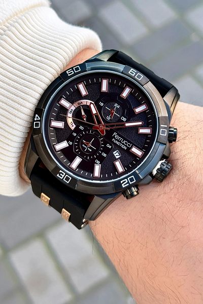 Ferrucci Function FCF.03303FS.02 Silicone Cord Men's Wristwatch