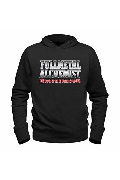Alfa Tshirt Fullmetal Alchemist Digital Printed Kids Black Sweatshirt