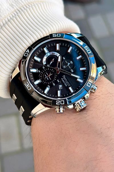 Ferrucci Function FCF.03303FS.01 Silicone Cord Men's Wristwatch