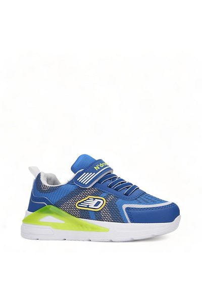 AlbiShoes Tricotaj cu velcro unisex pentru băieți, vară, zilnic, ușoare, confortabile, pantofi sport pentru copii