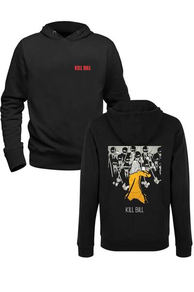 Alfa Tshirt سويت شيرت أسود للأطفال مطبوع من الأمام والخلف من Kill Bill