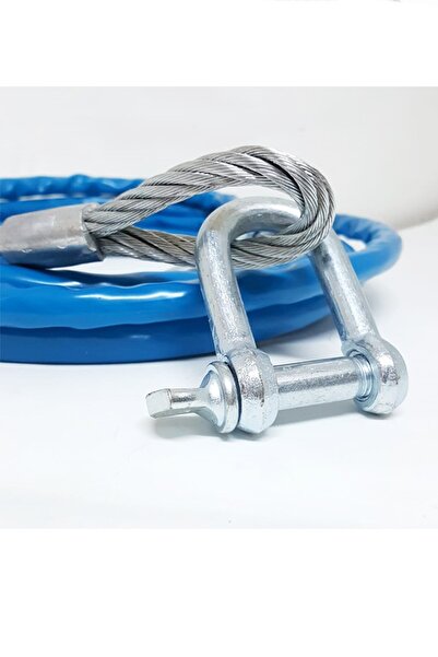 PADRİ Oto Araç Çekme Halatı 3 Metrelik Çelik 7 Ton Izoleli Halat