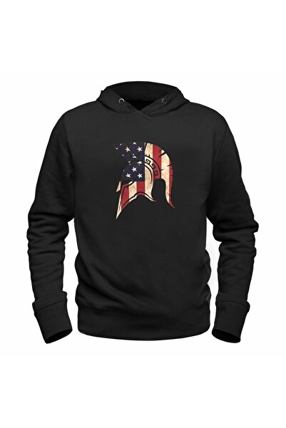 Alfa Tshirt سويت شيرت أسود للأطفال بتصميم متقشف