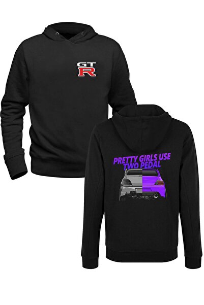 Alfa Tshirt Car Gtr Girls Designed Printed Black Front Back Children's Printe...