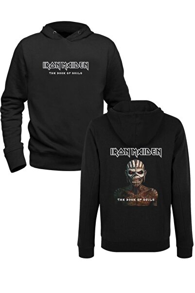 Alfa Tshirt Iron Maiden Design Illustrated Black Front and Back Printed Child...