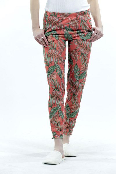 Penyelux Women's ComfyGroove Comfortable Patterned Cotton Jogger Pants