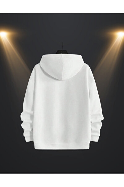 AEMİ Світшот з капюшоном Oversize з принтом «Султани сітки»