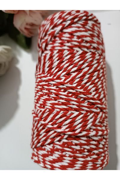 TREND Martenikça Rope Red- White 200gr