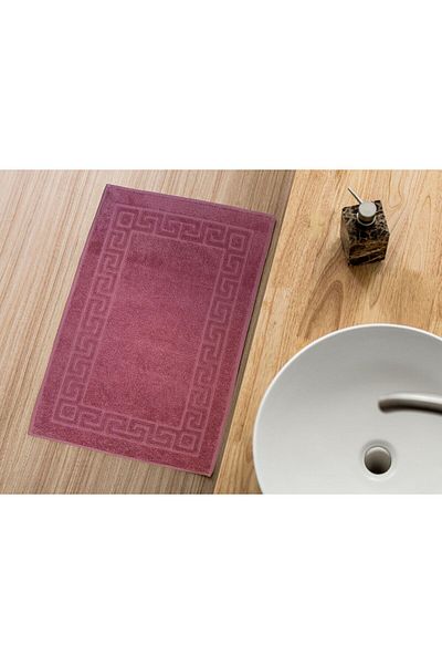 Lucy and Home Χαλάκι μπάνιου με γαλλικό σχέδιο, Πετσέτα ποδιών 50x70 cm
