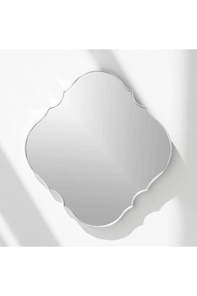 MKS Design 80x80 Asimetrik Duvar Dekor Aynası / Asimetrik Ayna / Konsol Aynası / Düzensiz Ayna / Dekor Aynası